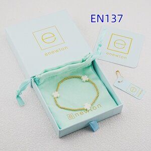 Enewton Gold Bead Cross Bracelet